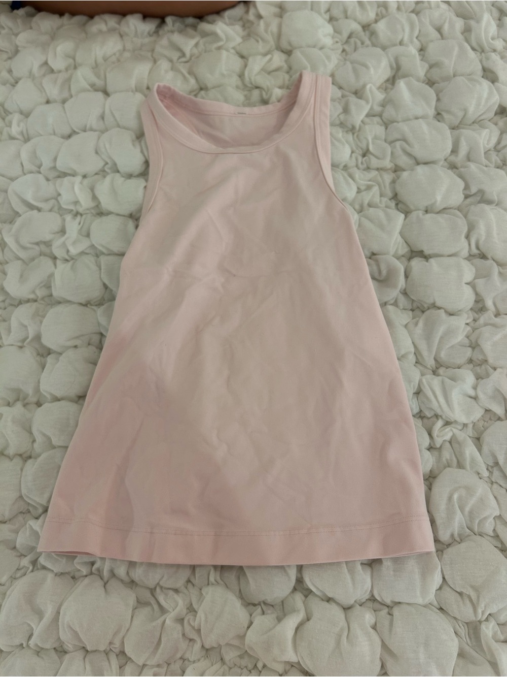 lululemon athletica Girls' Light Pink Tank Dress - Sleeveless Active Top